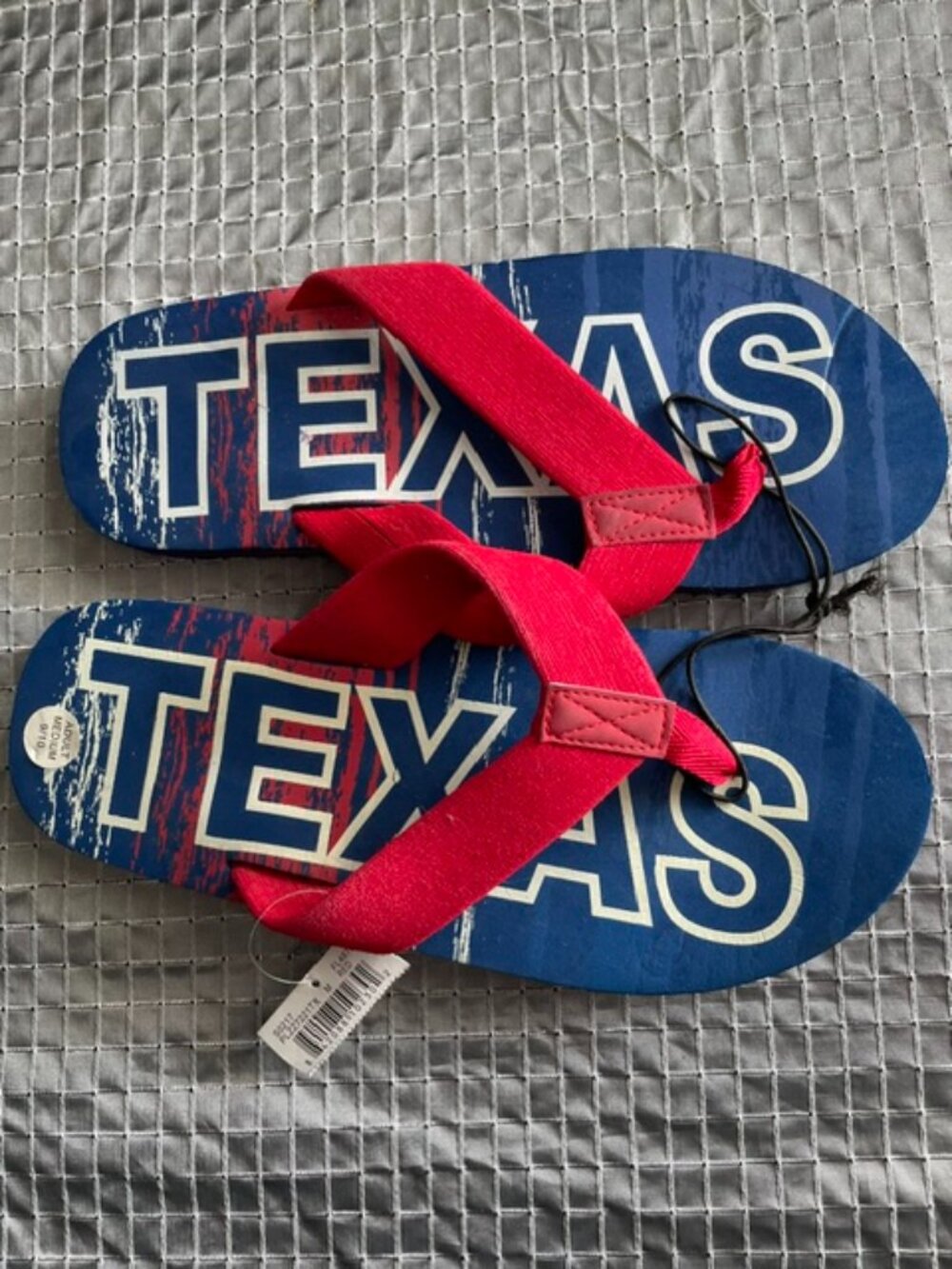 Texas flip flops size medium 9/10